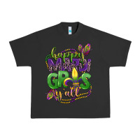 Pigment Black happy mardi gras yall Urban Heavy Tee - CowGirlArtShop