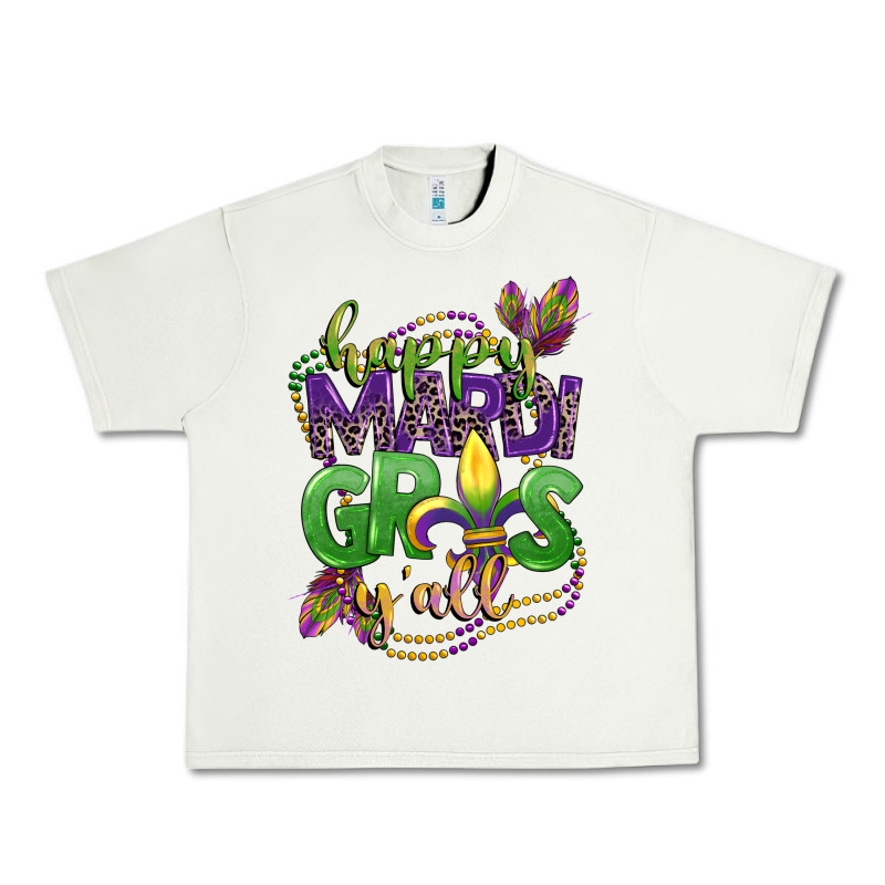 Happy Mardi Gras Yall Urban Heavy Tee by CowGirlArtShop | Teevron