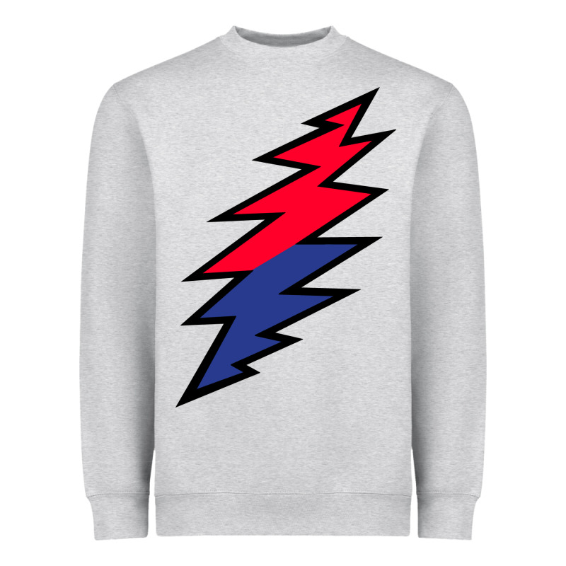 Lazy Lightning Bolt Heavyweight Sweatshirt by InspiraDesign | Teevron