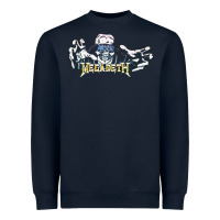 Navy Megadeath caught Heavyweight Sweatshirt - InspiraDesign
