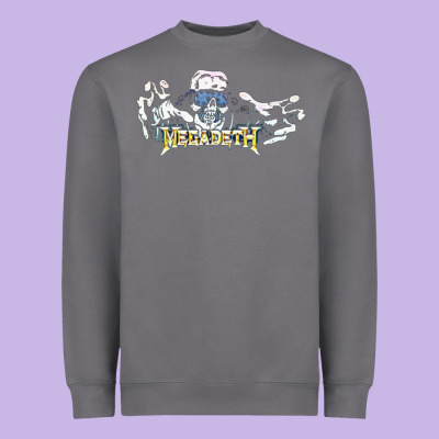 Megadeath Caught Heavyweight Sweatshirt Designed By Inspiradesign