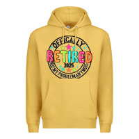 Antique Gold Officially Retired 2025 not my problem anymore Premium Hoodie - CowhideDigitalArt