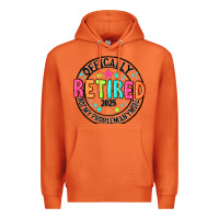Carrot Officially Retired 2025 not my problem anymore Premium Hoodie - CowhideDigitalArt