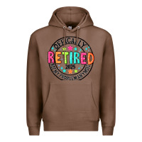 Chestnut Officially Retired 2025 not my problem anymore Premium Hoodie - CowhideDigitalArt