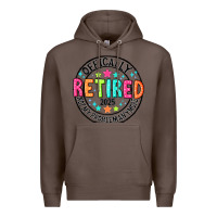 Coffee Officially Retired 2025 not my problem anymore Premium Hoodie - CowhideDigitalArt