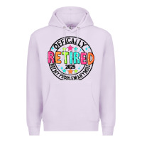 Lilac Officially Retired 2025 not my problem anymore Premium Hoodie - CowhideDigitalArt