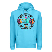 Ocean Blue Officially Retired 2025 not my problem anymore Premium Hoodie - CowhideDigitalArt