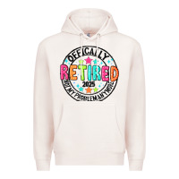 Pale Pink Officially Retired 2025 not my problem anymore Premium Hoodie - CowhideDigitalArt