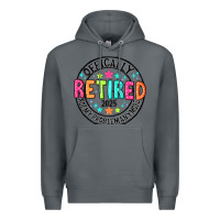 Rock Officially Retired 2025 not my problem anymore Premium Hoodie - CowhideDigitalArt