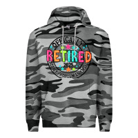 Slate Camo Officially Retired 2025 not my problem anymore Premium Hoodie - CowhideDigitalArt