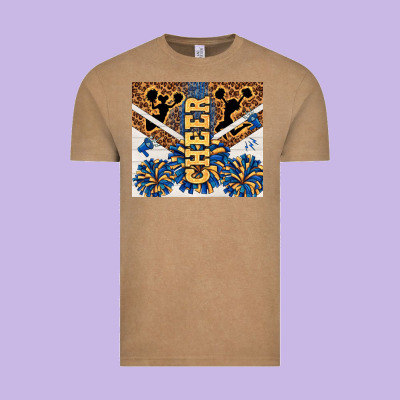 Cheer Vintage Tee Designed By Tumblerdesignbyshophia
