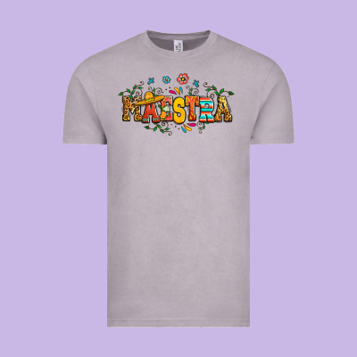 Spanish Maestra Teacher Vintage Tee Designed By Ranaportraitstore