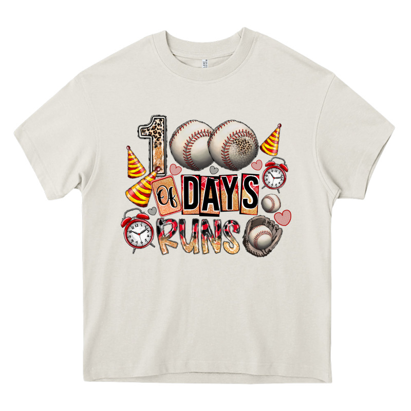 100 Of Days Runs Heavy Core Tee by SublimationCraftShop | Teevron