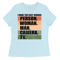 Baby Blue Person Woman Man Camera Tv Ladies Tee - Bettercallsaul