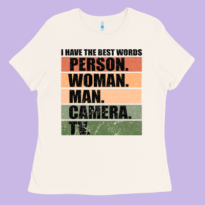 Person Woman Man Camera Tv Ladies Tee Designed By Bettercallsaul