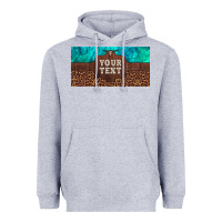 Heather Grey preview custom name turquoise stone leopard bull skull license plate Heavyweight Hoodie - Artiststas