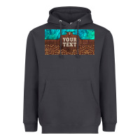 Smoke preview custom name turquoise stone leopard bull skull license plate Heavyweight Hoodie - Artiststas