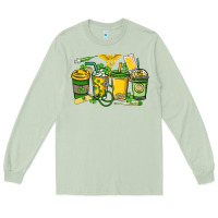 Matcha St. Patrick's Day Nurse coffee cups Long Sleeve Tee - HowdyJamesFarm