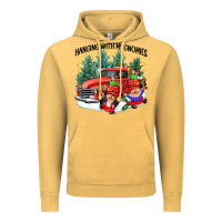 Vintage Mustard hanging with my gnomies Vintage Hoodie - CowGirlArtShop