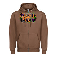 Chestnut witchy mama Zipper Hoodie - RacoonDesign
