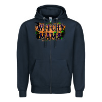 Navy witchy mama Zipper Hoodie - RacoonDesign