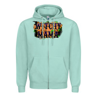 Seafoam witchy mama Zipper Hoodie - RacoonDesign