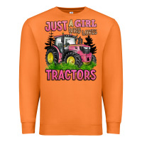 Carrot just a girl who loves tractors Premium Sweatshirt - BarkalooDesign