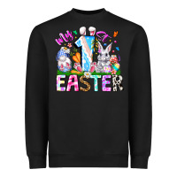 Black My 1st Easter Heavyweight Sweatshirt - CowhideDigitalArt