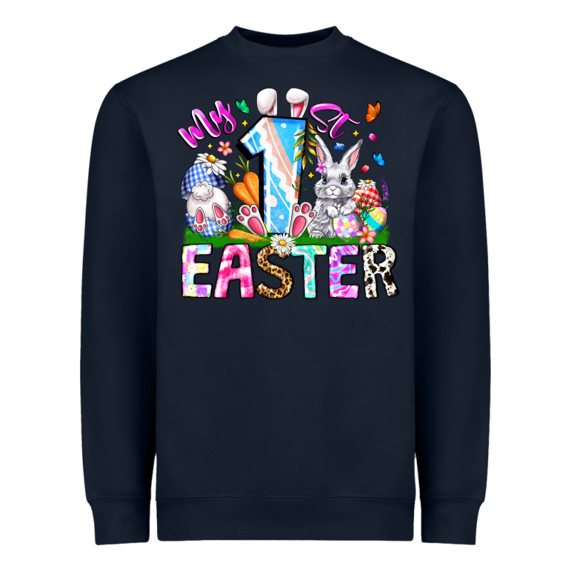 My 1st Easter Heavyweight Sweatshirt by CowhideDigitalArt | Teevron