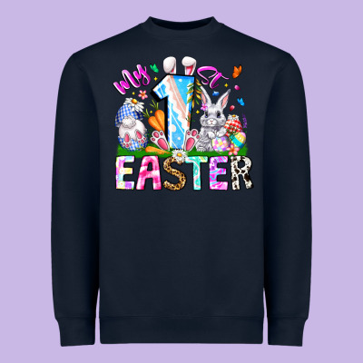 My 1st Easter Heavyweight Sweatshirt Designed By Cowhidedigitalart