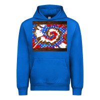 Cobalt usa tie dye Urban Hoodie - AdoDesignShop