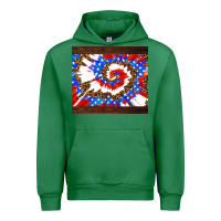 Emerald usa tie dye Urban Hoodie - AdoDesignShop