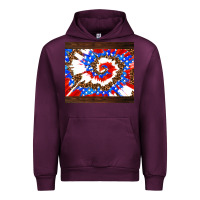 Usa Tie Dye Urban Hoodie | Teevron