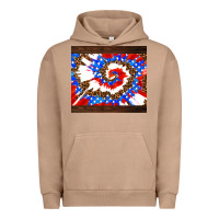 Pigment Burro usa tie dye Urban Hoodie - AdoDesignShop