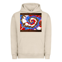 Pigment French Oak usa tie dye Urban Hoodie - AdoDesignShop
