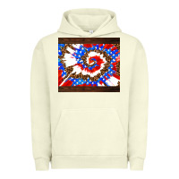 Pigment Pistachio usa tie dye Urban Hoodie - AdoDesignShop