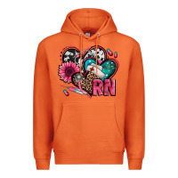 Carrot rn registered nurse hearts Premium Hoodie - Jasminsmagicworld