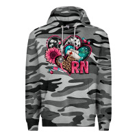 Slate Camo rn registered nurse hearts Premium Hoodie - Jasminsmagicworld