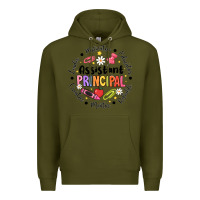 Army Green Principal Assistant Premium Hoodie - CowhideDigitalArt
