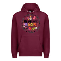 Burgundy Principal Assistant Premium Hoodie - CowhideDigitalArt