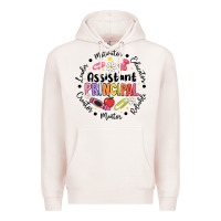 Pale Pink Principal Assistant Premium Hoodie - CowhideDigitalArt