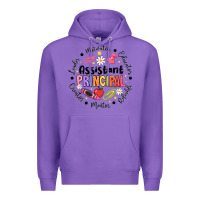 Purple Principal Assistant Premium Hoodie - CowhideDigitalArt