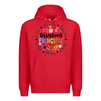 Red Principal Assistant Premium Hoodie - CowhideDigitalArt