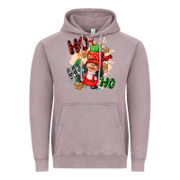 Vintage Zinc ho ho ho girl gnome Vintage Hoodie - CowGirlArtShop