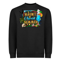 Black name spooky summer vibes Heavyweight Sweatshirt - CowhideDigitalArt