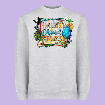 Name Spooky Summer Vibes Heavyweight Sweatshirt Designed By Cowhidedigitalart