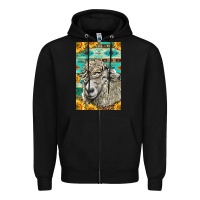 Black Western Lincoln Sheep Zipper Hoodie - LillyAllenDesigns