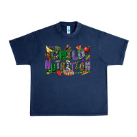 Navy child nutrition mardi gras cowgirl Urban Heavy Tee - CowGirlArtShop