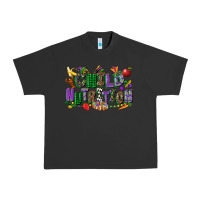 Pigment Black child nutrition mardi gras cowgirl Urban Heavy Tee - CowGirlArtShop