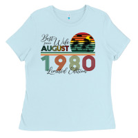 Baby Blue Best Wife Since August 1980 Limited Edition Ladies Tee - Bettercallsaul